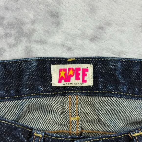 Authentic Bape 2000’s Women’s Camo Star Jeans 28 - Picture 5 of 5